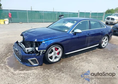 2021 Audi S4 Prestige Tfsi Quattro Tiptronic from USA, damaged, VIN WAUC4AF48MA086902